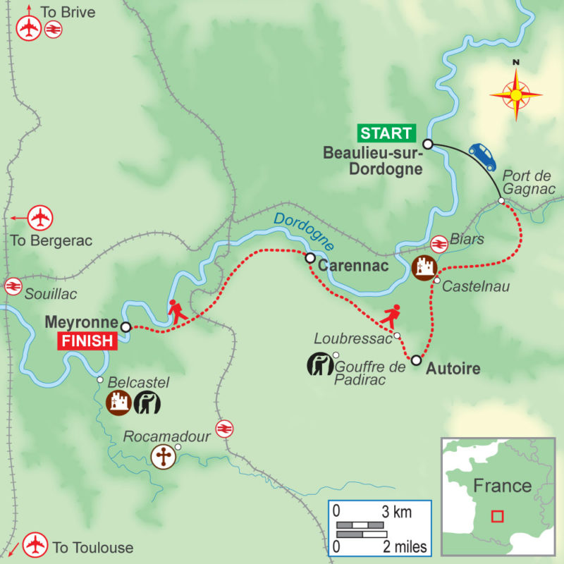 Self-guided walking holiday in the Dordogne (4 night) with On Foot Holidays