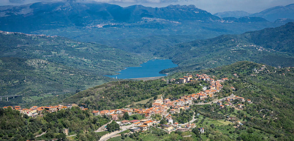 Expansive views from Rocca Cilento